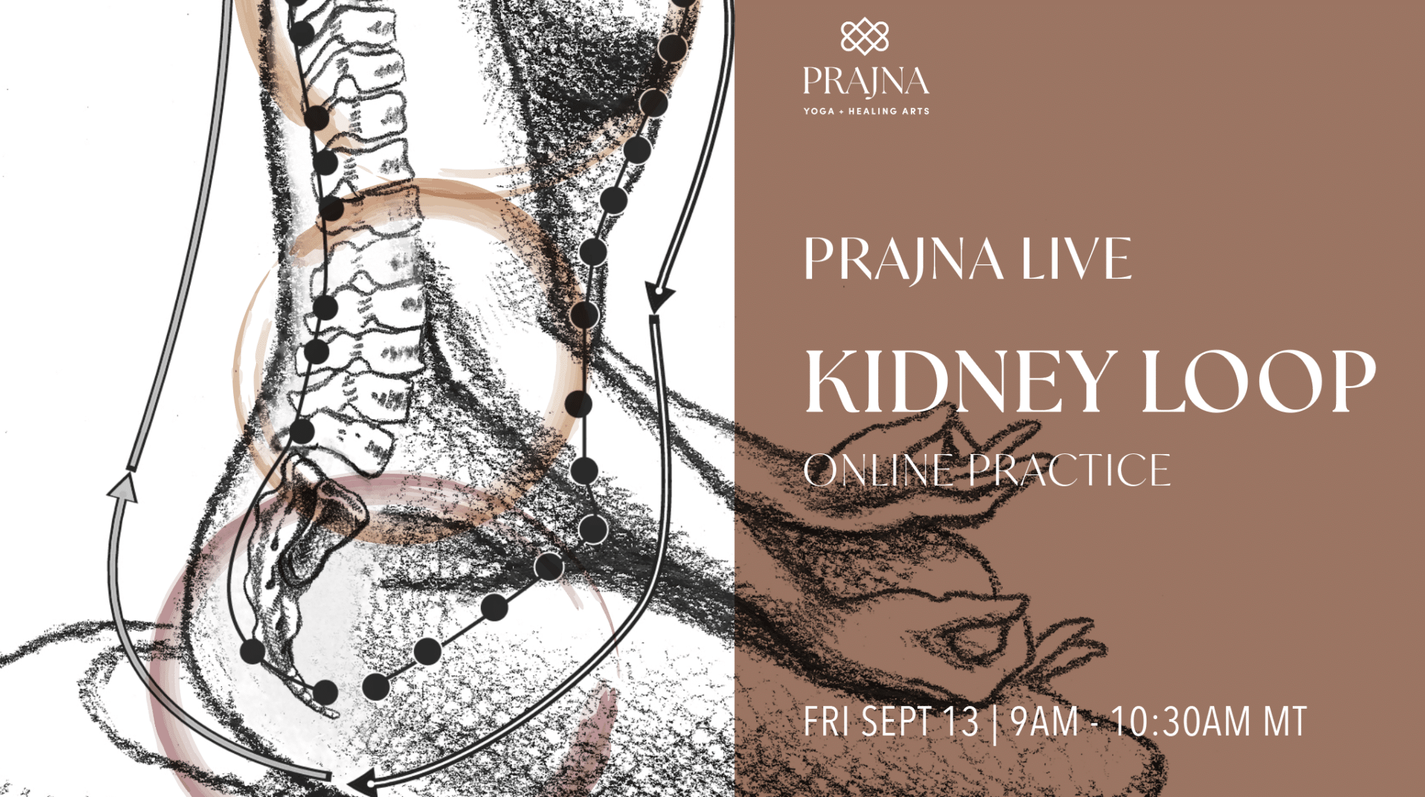 Prajla Prajna Live | Kidney Loop | Online Practice | Prajna Yoga