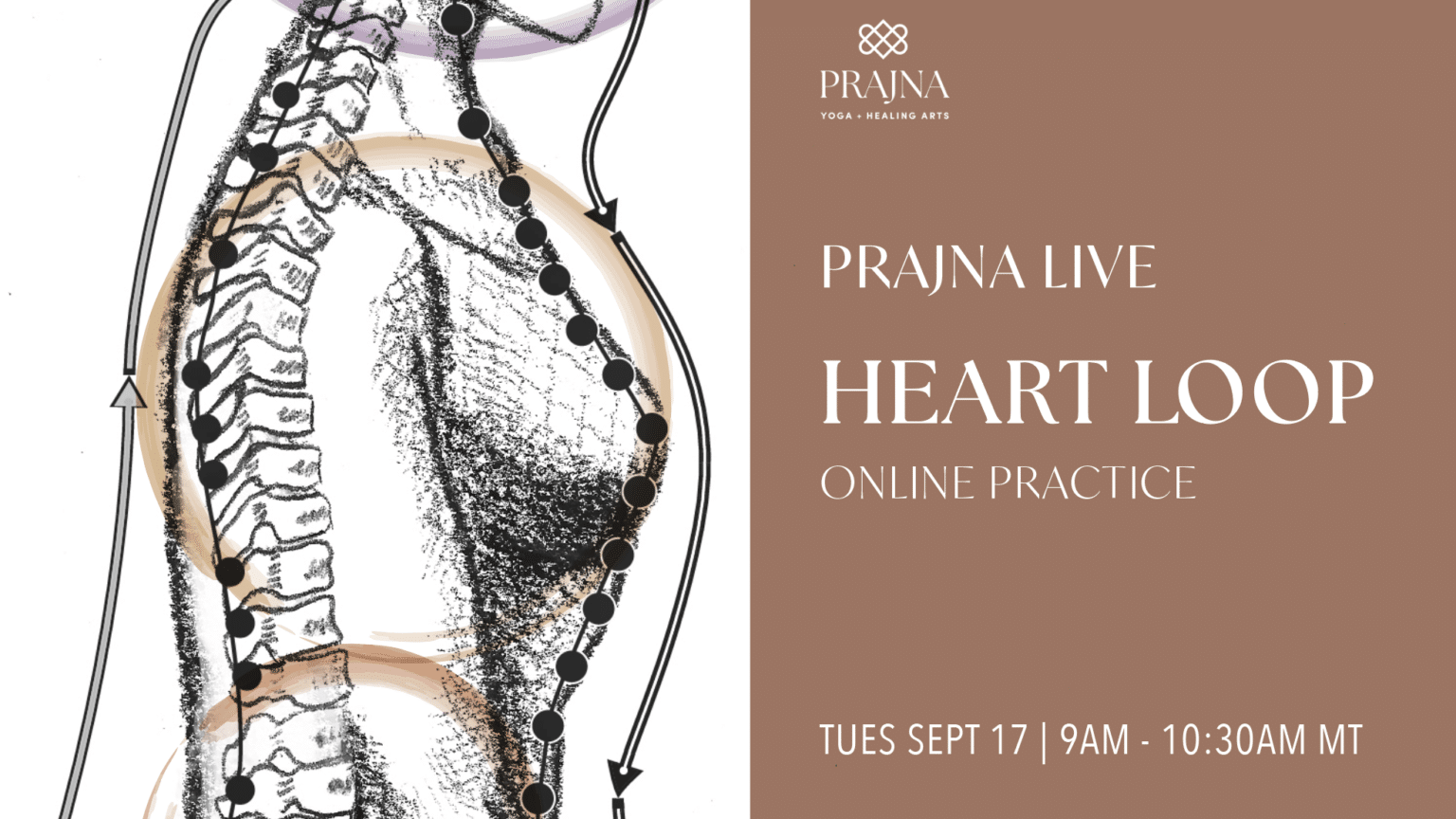 Prajna Live | Heart Loop | Online Practice - Prajna Yoga
