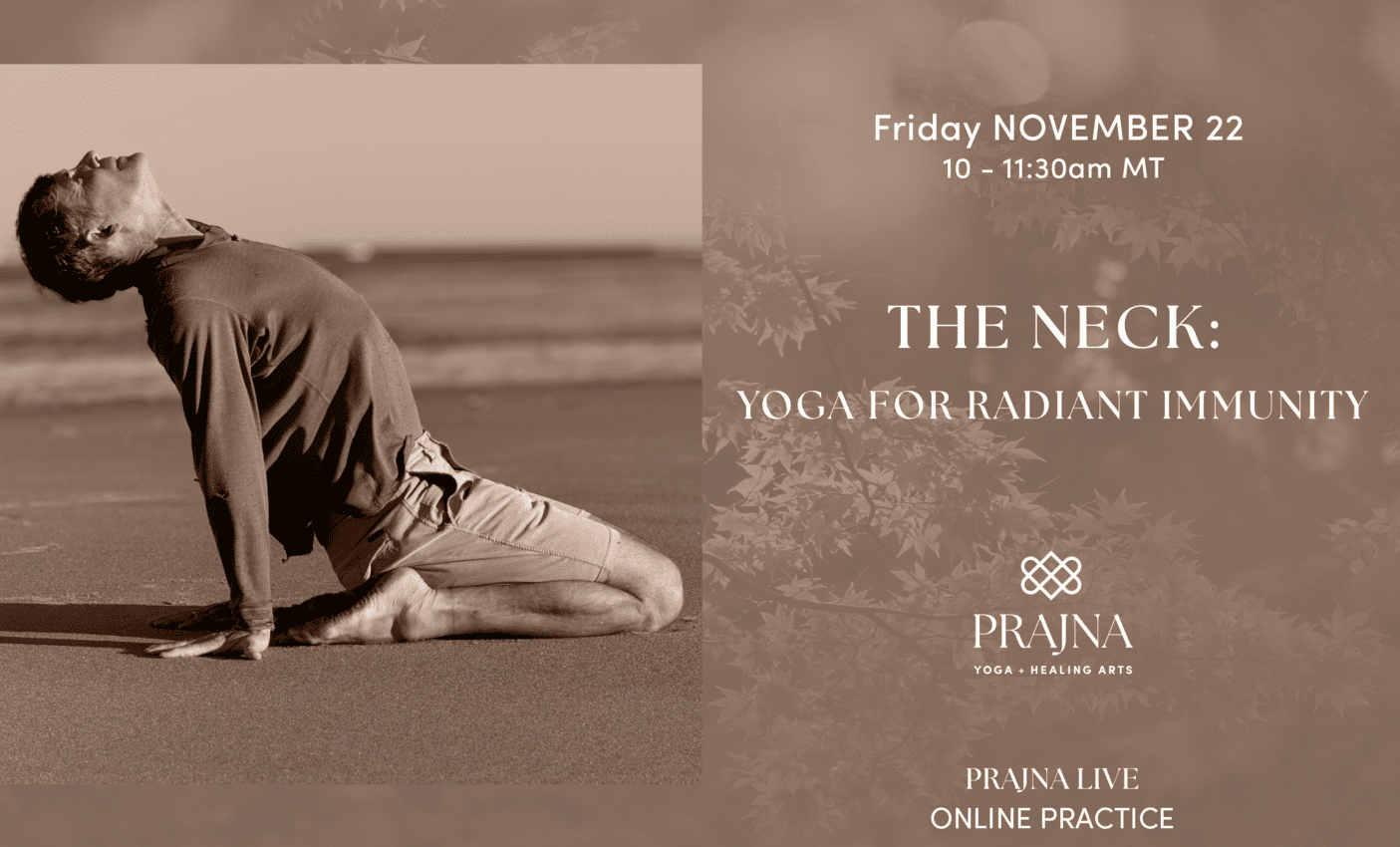 Prajla Prajna Live | The Neck | Online Practice | Prajna Yoga
